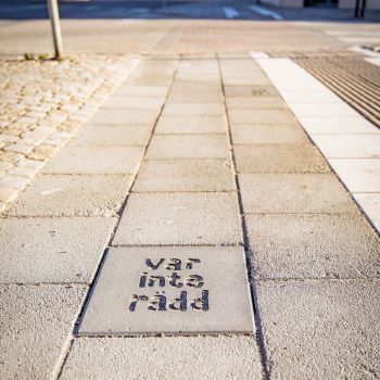 Stadsvandring: Vilket golv har vår stad? Utforska Falkenbergs mönster och former. Från 6 år